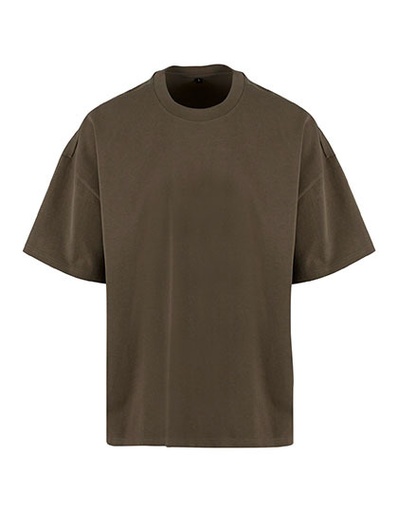 T-shirt Oversize Bawełniany NM004 - Olive