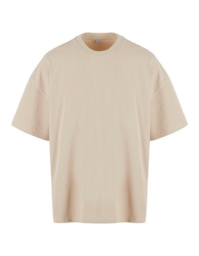 T-shirt Oversize Bawełniany NM004 - Sand