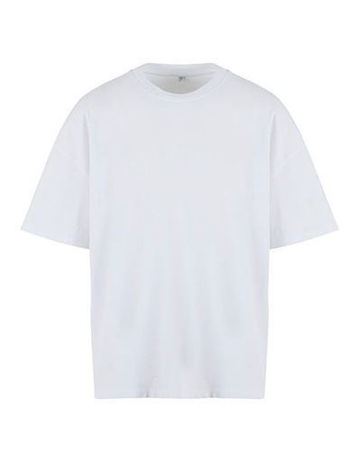 T-shirt Oversize Bawełniany NM004 - White