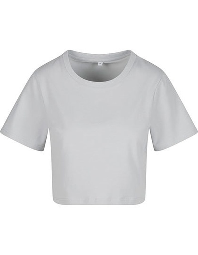 Krótki T-shirt Oversize NM006 - Light Asphalt