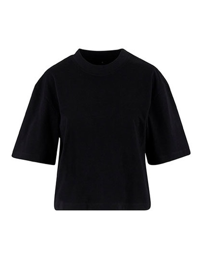 Damski T-shirt Oversize NM008 - Black