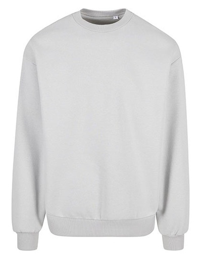 Bluza Oversize z okrągłym dekoltem NM012 - Light Asphalt