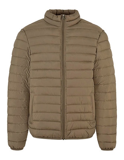 Lekka pikowana kurtka ze stojka NM031 - Olive