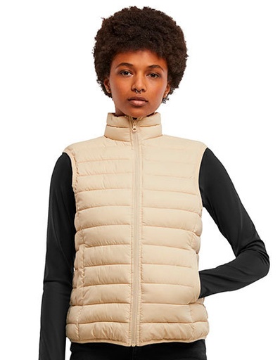 Damska lekka kamizelka pikowana NM032 - Sand