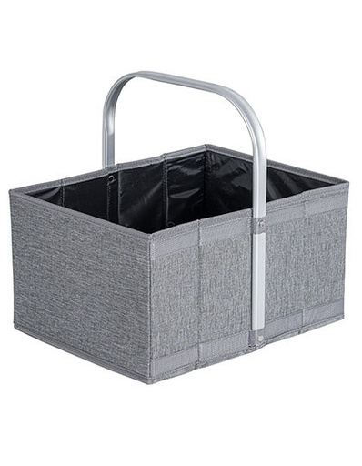 Skladany koszyk z uchwytem NT812 - Grey Melange