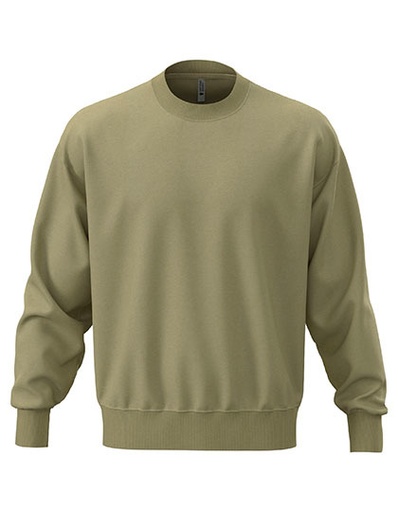 Bluza Oversize Bawelniana Poliestrowa NX9007 - Light Olive