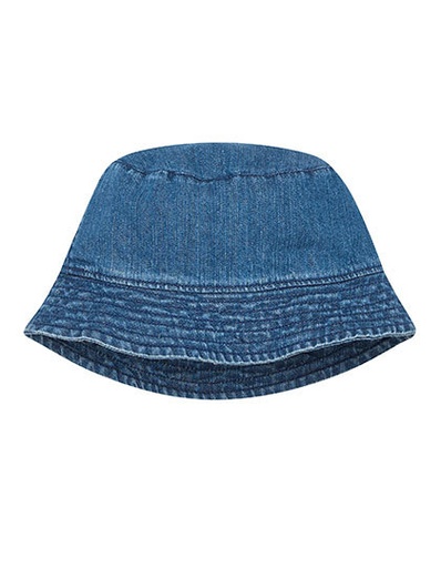 Dzinsowy kapelusz bucket unisex P2000 - Denim Blue