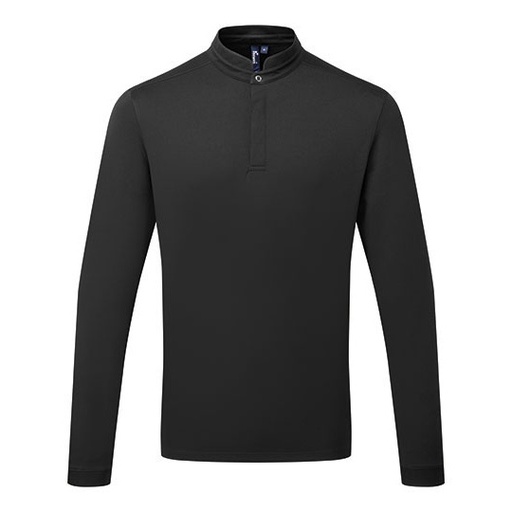 Koszula kucharska męska z długim rękawem PW647 - Black