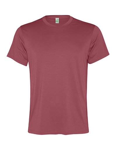 T-shirt Meski Krotki Rekaw Poliester Oddychajacy RY0304 - Berry Red 169