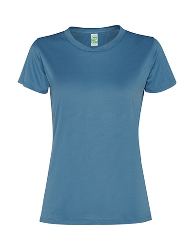 T-shirt Damski Sportowy Poliester z Recyklingu RY0305 - Storm Blue 170