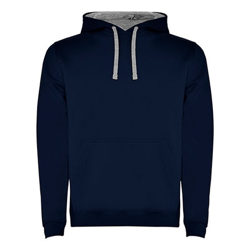 Bluza Dziecięca z Kapturem Bawełniana Poliestrowa RY1067K - Navy Blue 55 & Heather Grey 58