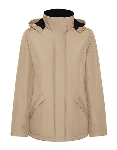 Damska parka RY5073 - Dark Sand