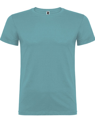 Koszulka Męska Krótki Rękaw Bawełniana RY6554 - Dusty Blue 267