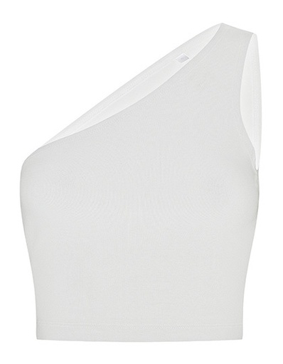 Top damski na jedno ramie SF116 - White