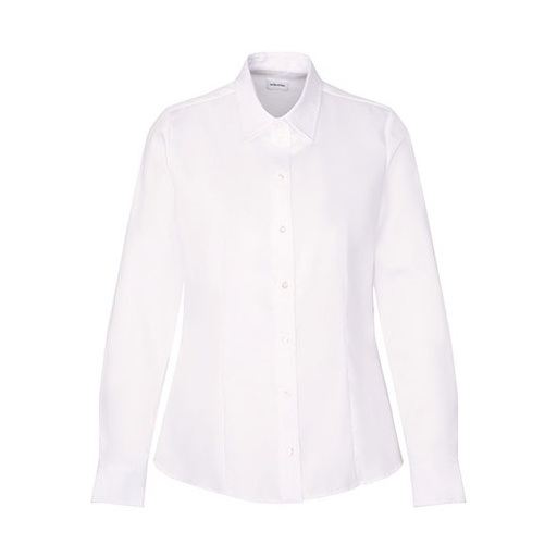 Damska koszula slim fit twill SN080661 - White