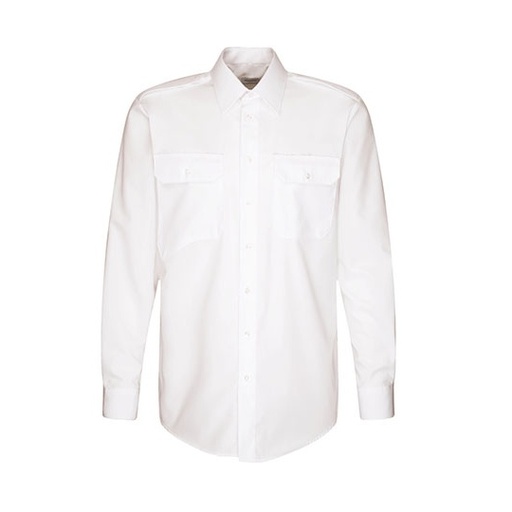 Męska koszula pilotka z długim rękawem SN146760 - White