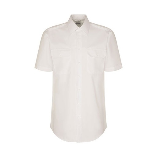 Koszula Pilotka Klasyczna Krótki Rękaw SN146761 - White