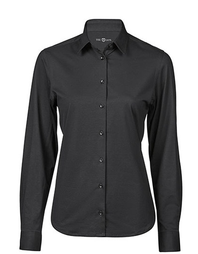 Dopasowana koszula damska TJ4031 - Black