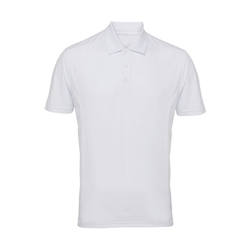 Koszulka Polo Krotki Rekaw Odprowadzajaca Wilgoc TR012 - White