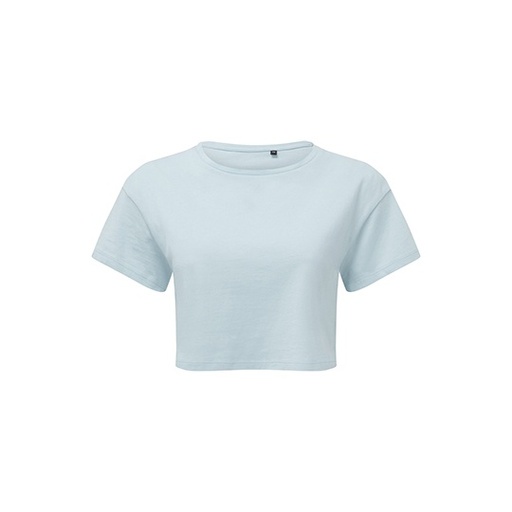 Top Damski Krótki Bawełniany TR019 - Sky Blue
