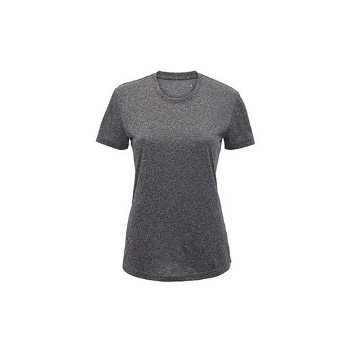 Damska koszulka sportowa TR020 - Black Melange