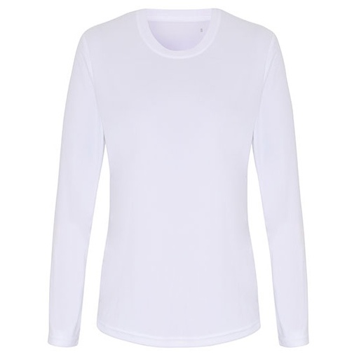 Damska koszulka z długim rękawem TR060 - White
