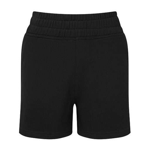 Damskie Szorty Dresowe z Wysokim Stanem TR062 - Black