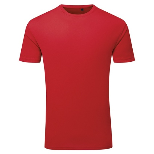 Koszulka Meska Sportowa Teksturowana Odprowadzajaca Wilgoc TR503 - Fire Red