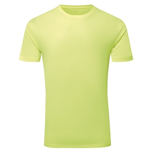 Koszulka Meska Sportowa Teksturowana Odprowadzajaca Wilgoc TR503 - Lightning Yellow