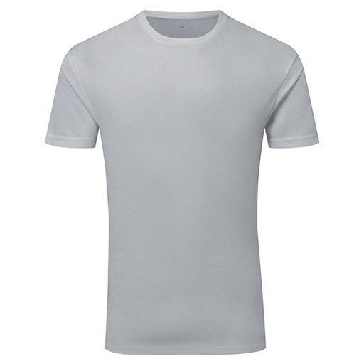 Koszulka Meska Sportowa Teksturowana Odprowadzajaca Wilgoc TR503 - Cool Grey