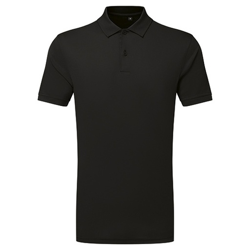 Męska Teksturowana Koszulka Polo TR505 - Black