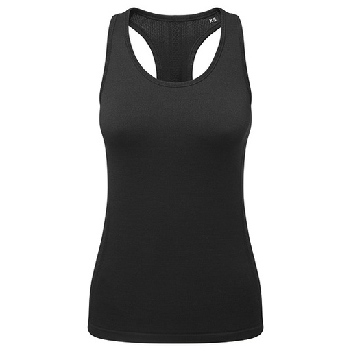 Damska bezszwowa kamizelka sportowa SLIM TR509 - Black