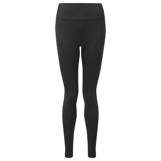 Legginsy bezszwowe z wysokim stanem TR512 - Black