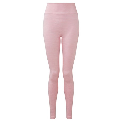 Legginsy Bezszwowe Odprowadzajace Wilgoc TR512 - Light Pink Melange