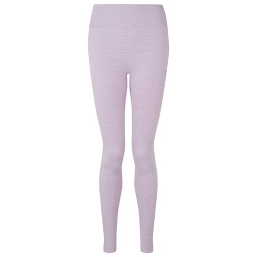 Legginsy bezszwowe z wysokim stanem TR512 - Lilac Melange