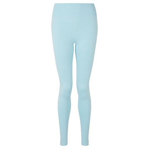Legginsy Bezszwowe Odprowadzajace Wilgoc TR512 - Sky Blue Melange