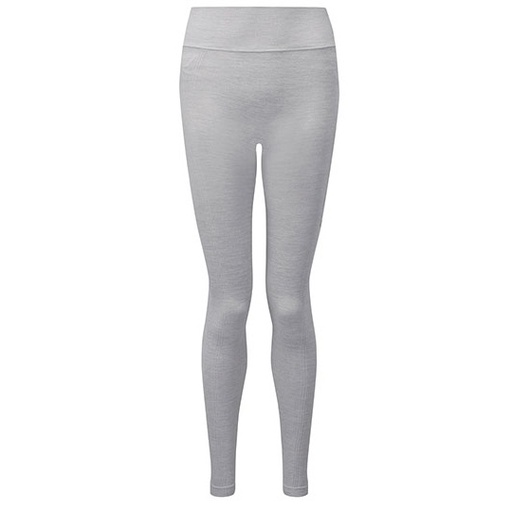 Legginsy bezszwowe z wysokim stanem TR512 - Cool Grey Melange