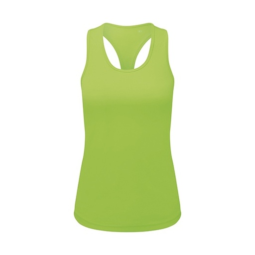 Koszulka Damska Dopasowana Sportowa Poliester z Recyklingu TR527 - Lightning Green