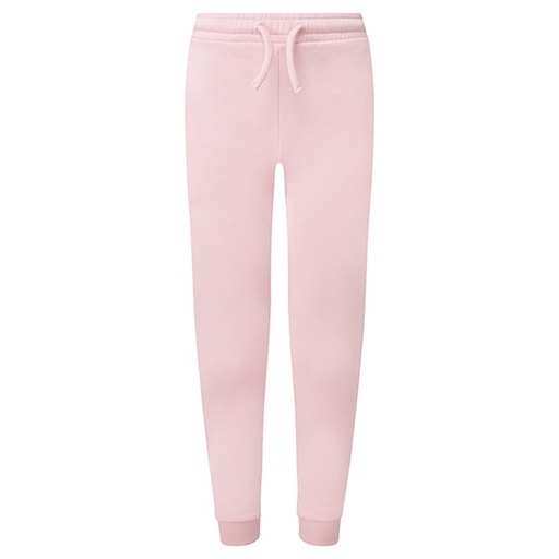 Spodnie dresowe dziecięce slim TR55B - Light Pink