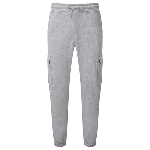 Spodnie dresowe cargo unisex TR604 - Heather Grey