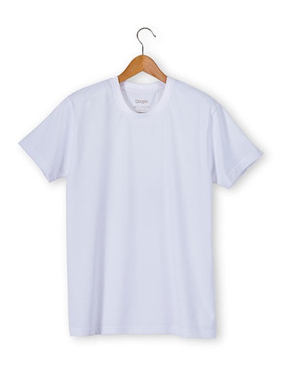 Koszulka Unisex z Krótkim Rękawem UT23004 - White