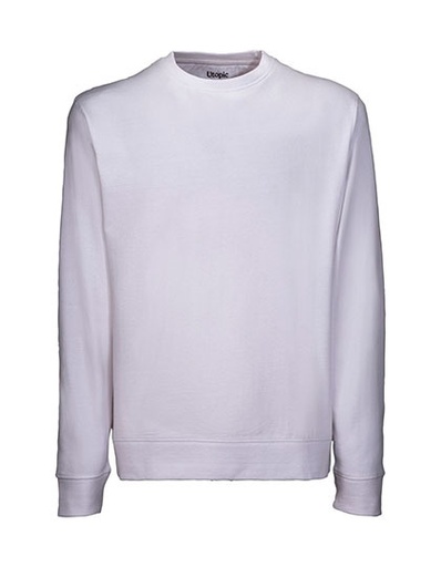 Bluza unisex z okrągłym dekoltem UT23006 - White