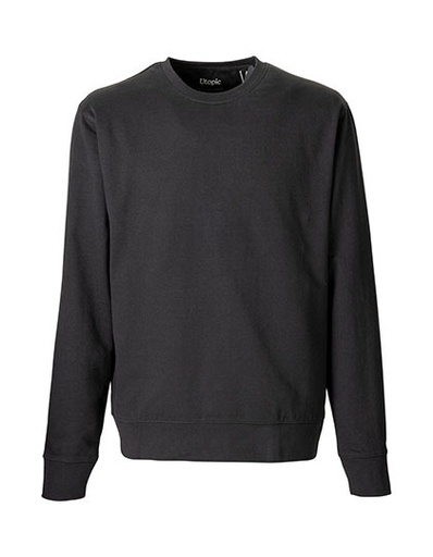 Bluza Unisex Recyklingowana Bawełna Poliester UT23006 - Black