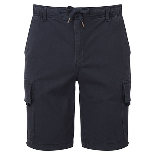 Szorty cargo meskie bawelniane z elastanem WB903 - Navy