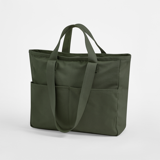 Torba Plocienna Bawelniana Wytrzymala WM604 - Olive Green