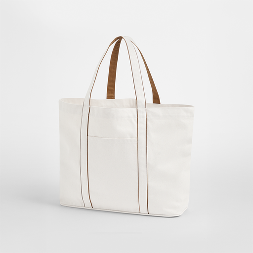 Duża torba WM952 - Soft White & Caramel