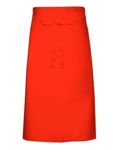 Fartuch Kucharski Diagonalny Dekatyzowany X70140 - Red