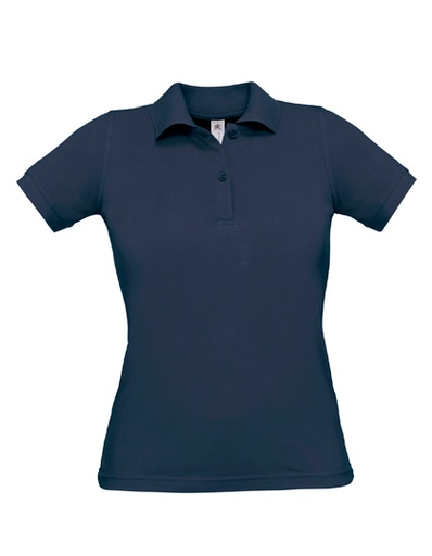 Koszulka Polo Damska Slim Bawelna Pika BCPW455 - Navy