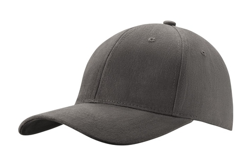 Czapka 6-panelowa CZA 6P - Ciemny grafit