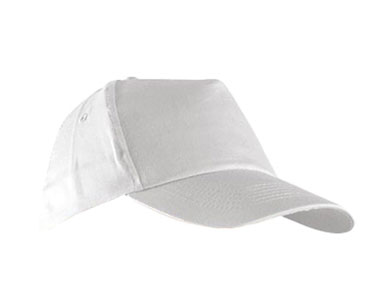 Klasyczna Czapka 5-Panelowa CZA 5P - White